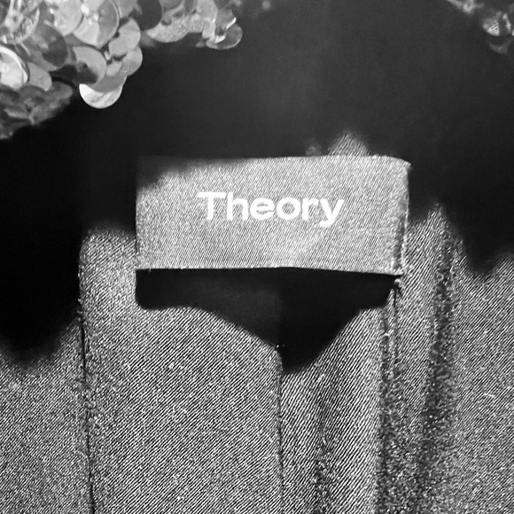 THEORY Oaklane Trench Coat in Admiral Crepe - Picture 6 of 6